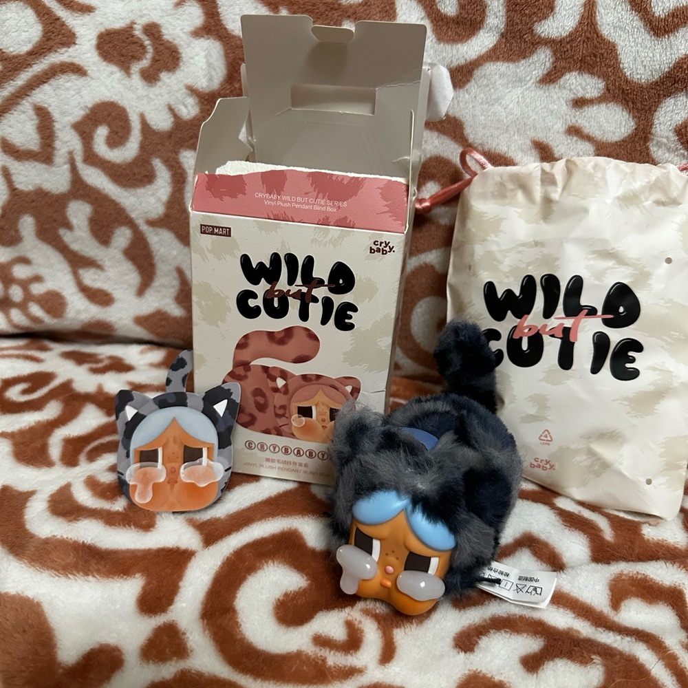 100% Verified Authentic Pop Mart Wild but Cutie Cry Baby Confirmed DENIM CUTIE